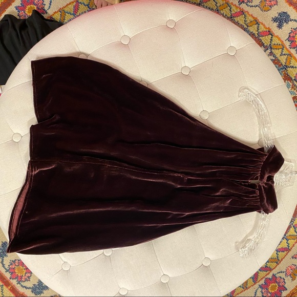 Anthropologie Kachel Chelsea velvet halter sz 12 - Picture 7 of 14